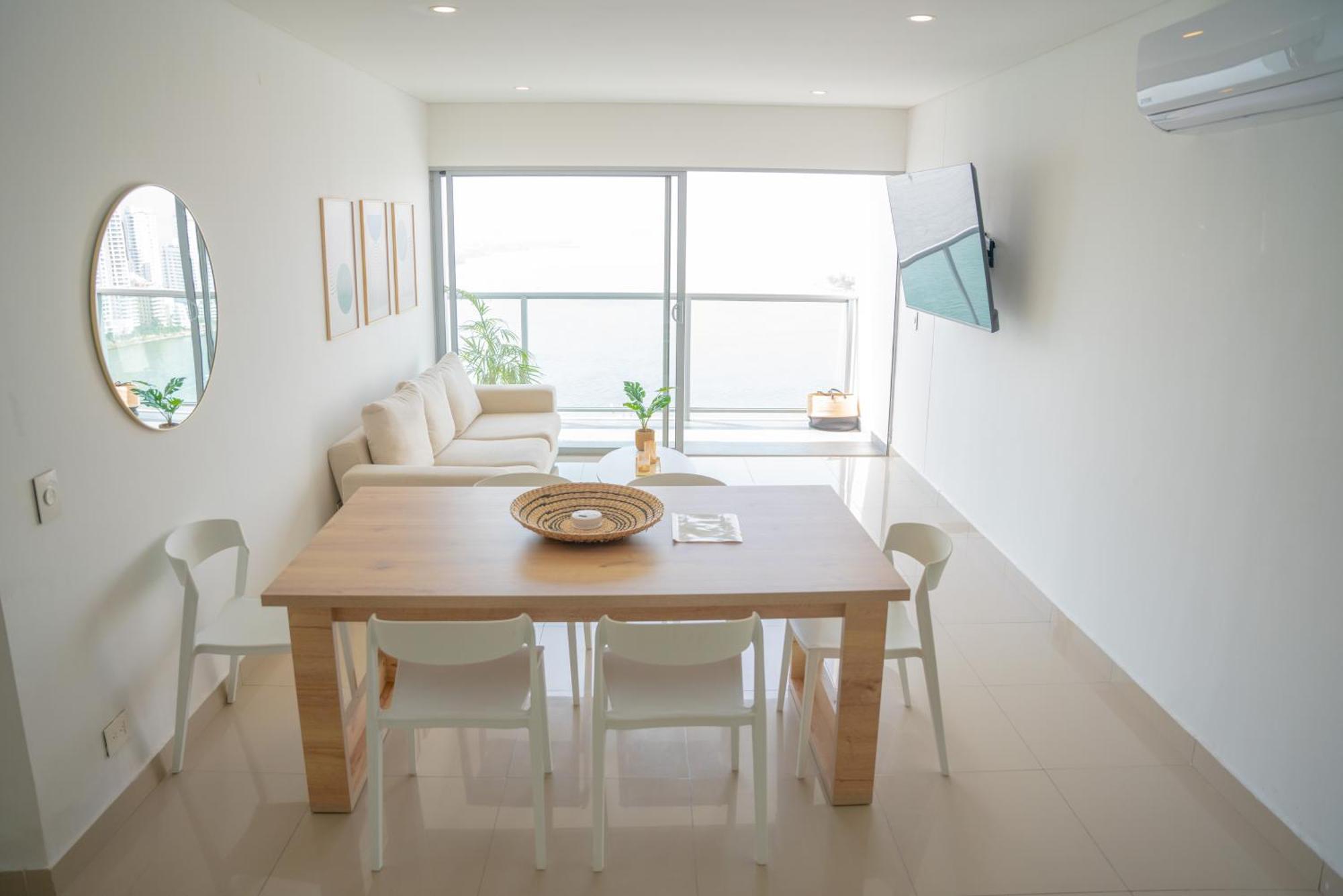Apartment 3bd Condo-amazing View-modern Apt-luxury Building Cartagena