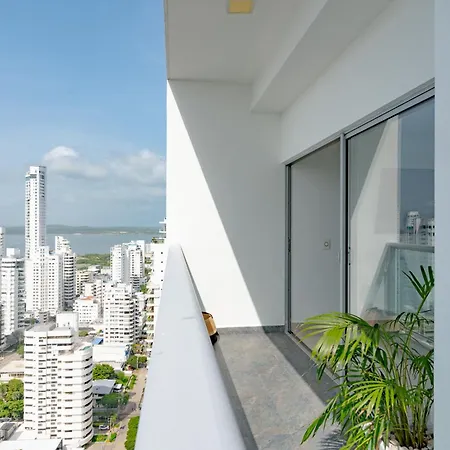 3bd Condo-amazing View-modern Apt-luxury Building Apartamento Cartagena